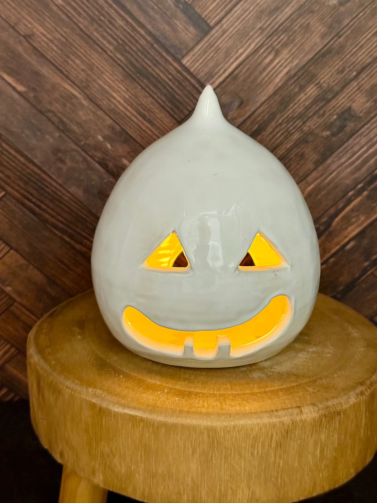 Ghost Pumpkin Luminarias