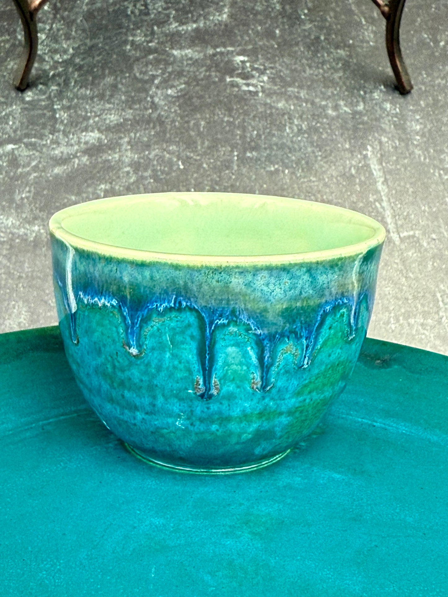 Snack plate with attached condiment bowl