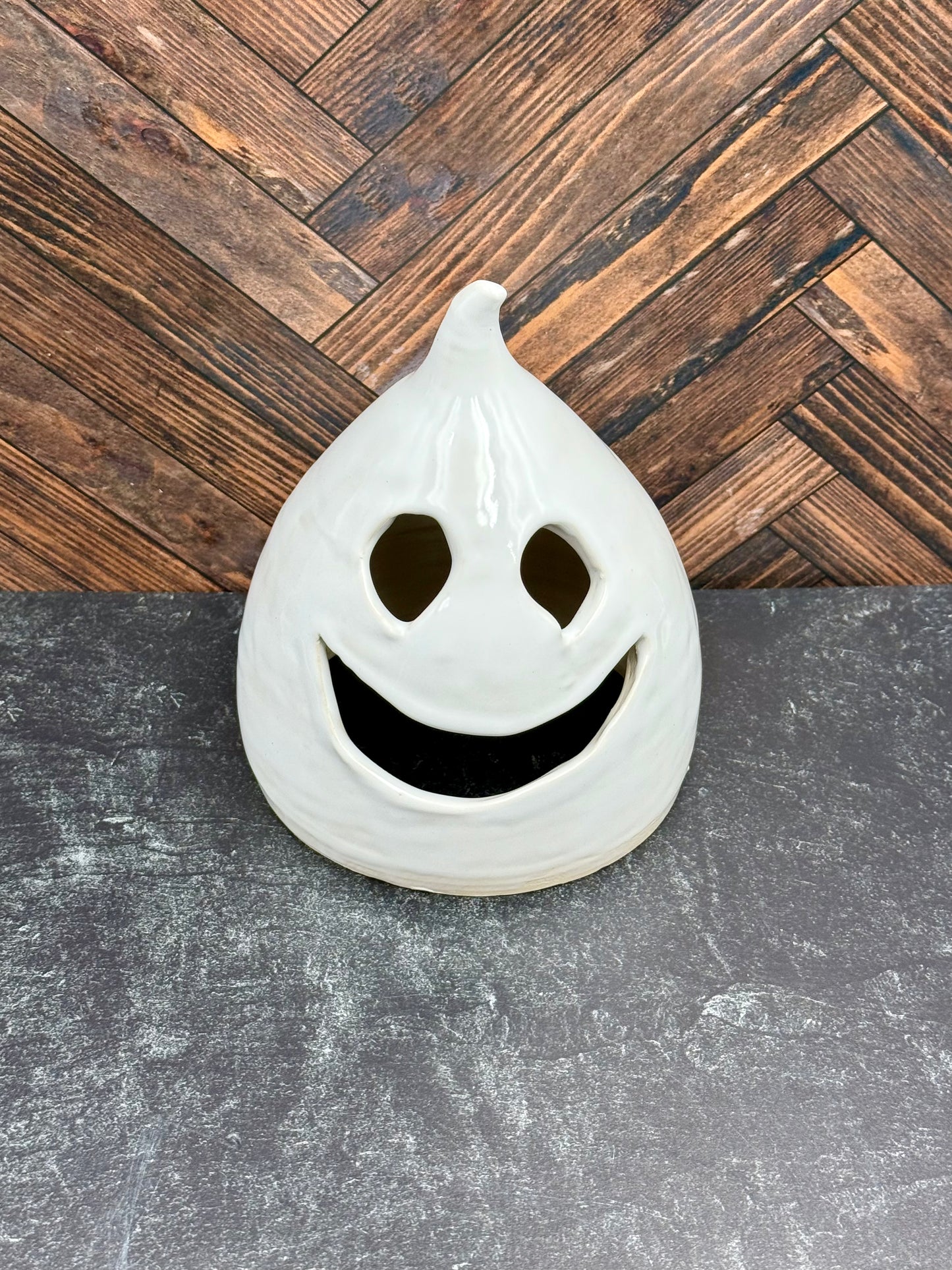 Ghost Pumpkin Luminaria
