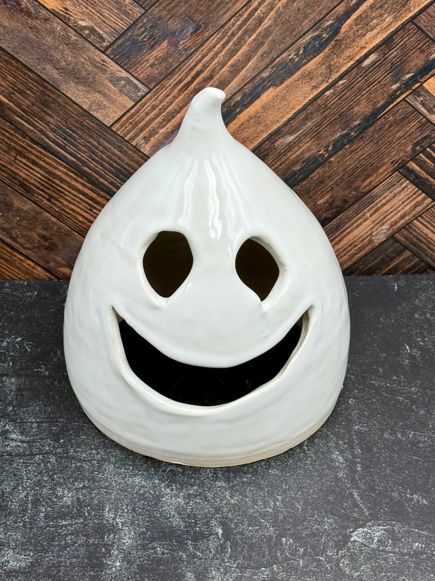 Ghost Pumpkin Luminaria