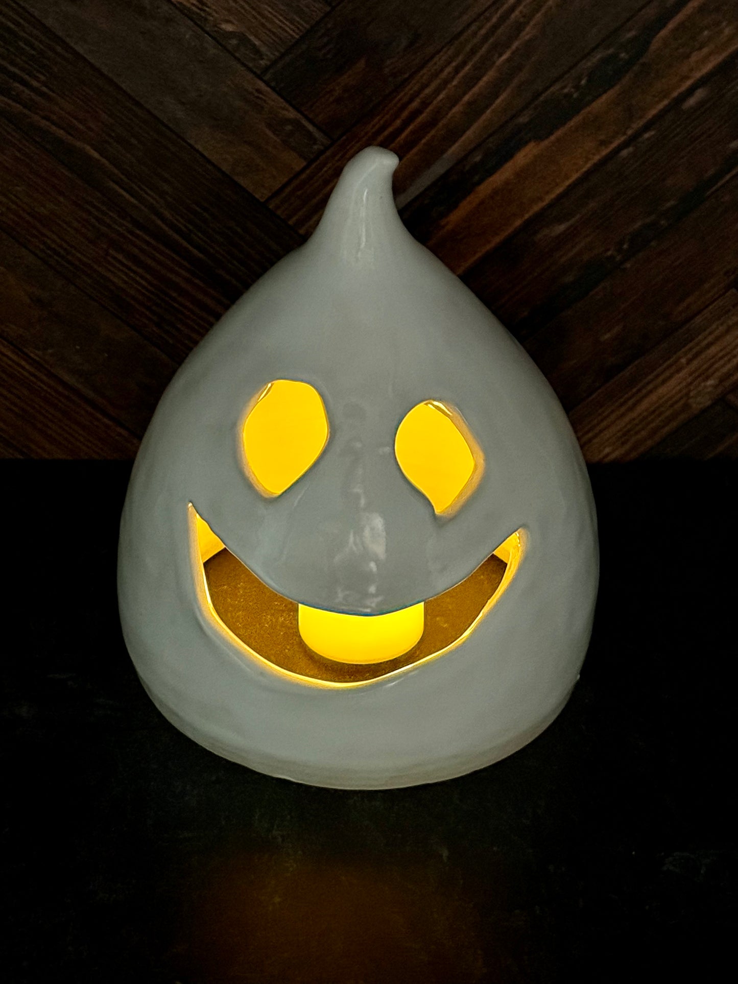 Ghost Pumpkin Luminaria